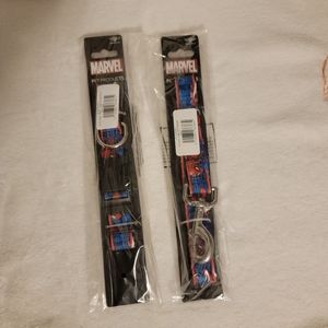 Dog Leash and Collar Set Marvel Spider Man